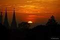 Steeples and Sun